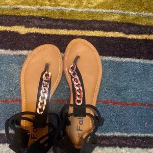 Size 8 fabs sandals